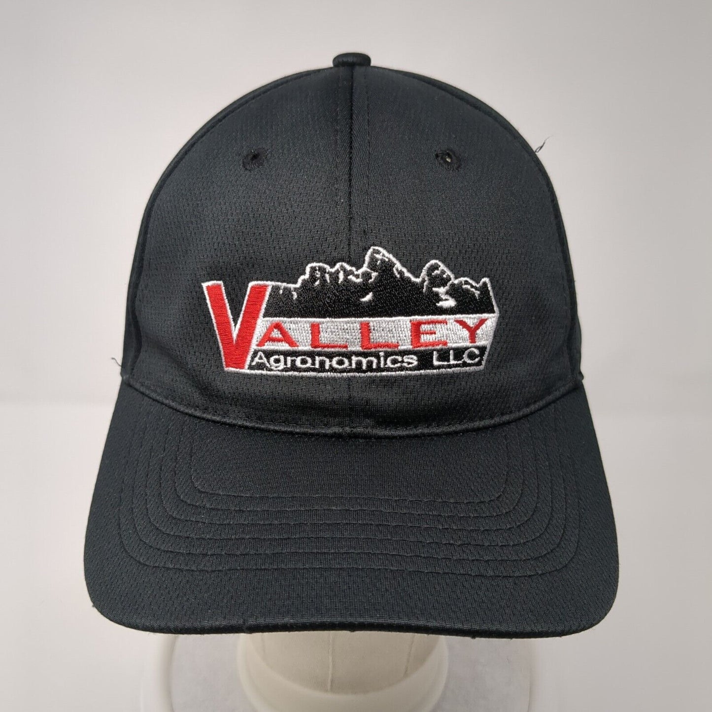 Valley Agronomics LLC Fitted Hat Black OSFA Solid Embroidered 6 Panel