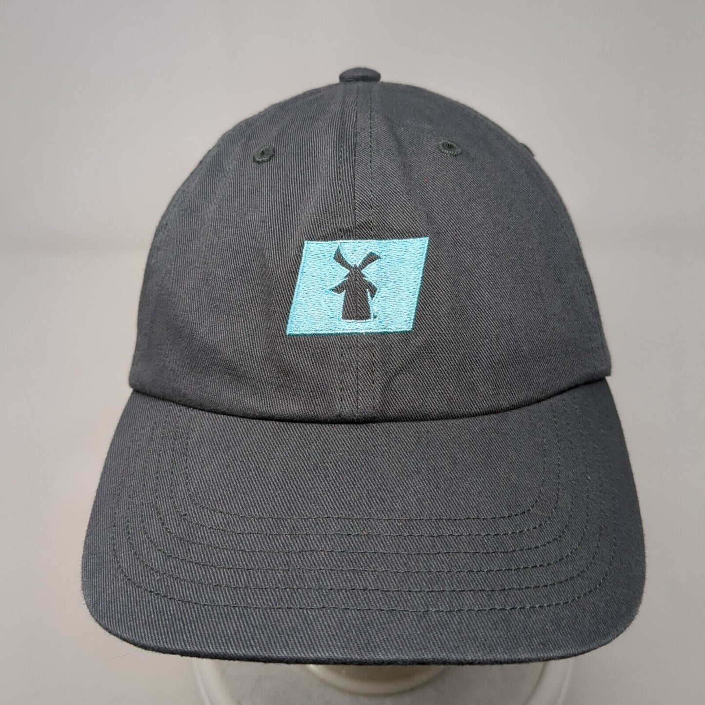 Cheers To The Wiseman Slideback Hat Gray One Size Adjustable Embroidered Cotton