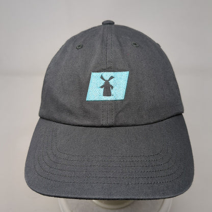 Cheers To The Wiseman Slideback Hat Gray One Size Adjustable Embroidered Cotton