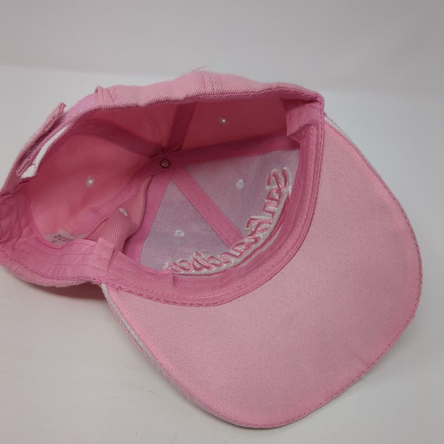 San Francisco Strapback Hat Pink One Size Adjustable Embroidered 6 Panel Lanza