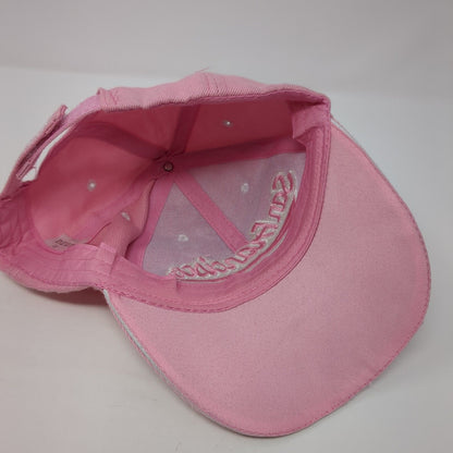 San Francisco Strapback Hat Pink One Size Adjustable Embroidered 6 Panel Lanza