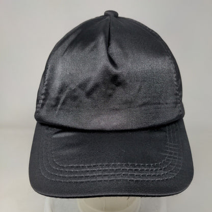 Rampage Slideback Hat Black One Size Adjustable Solid Blank