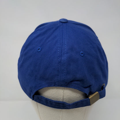 Brimstone Hill Fortress St Kitts Nevis Slideback Hat Blue OSFA Adjustable Cotton