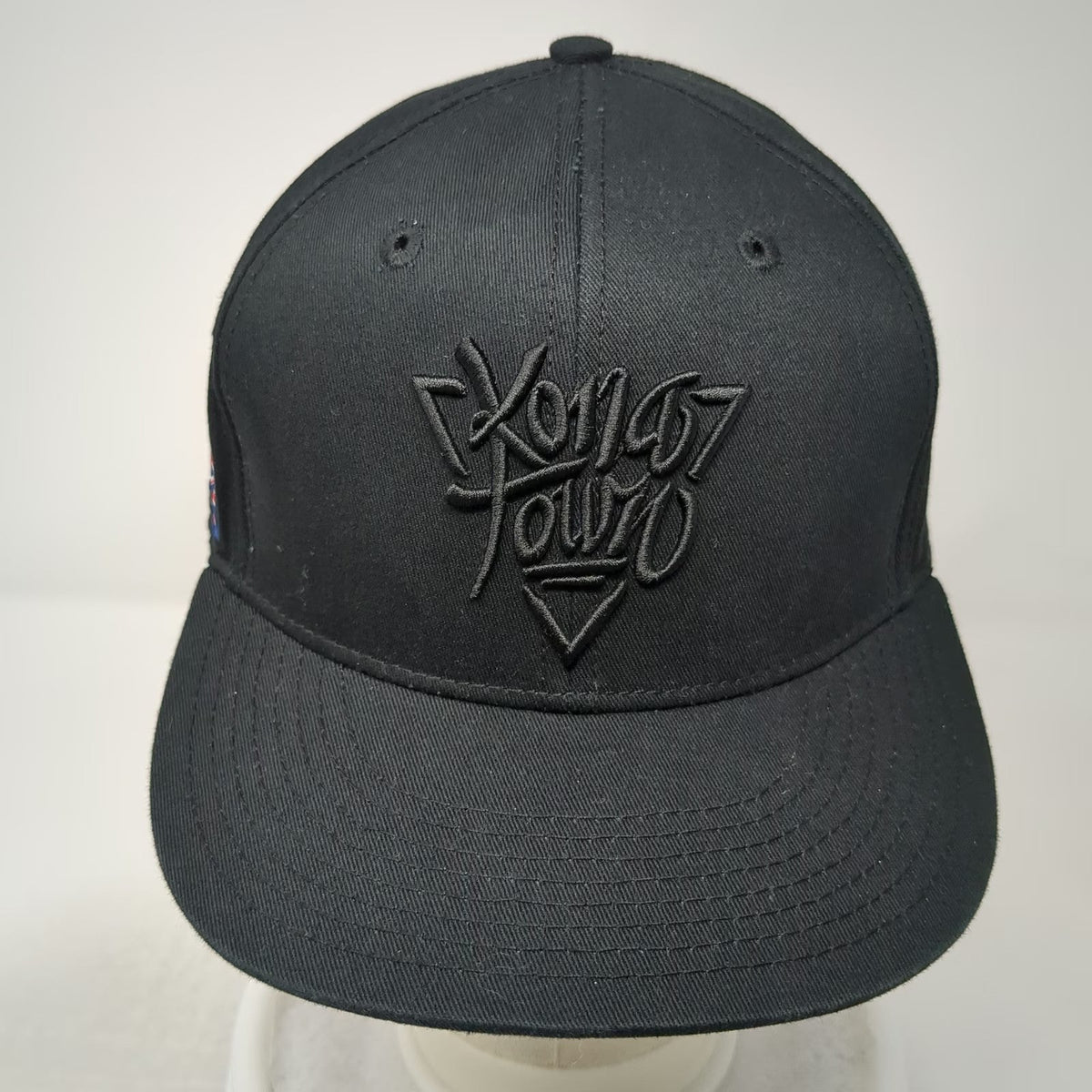 RKD Co. Snapback Black OSFM Hawaii Flag Kona Town Hat Cotton Embroidered Logo