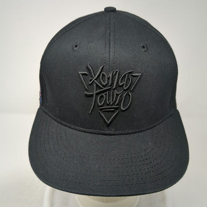 RKD Co. Snapback Black OSFM Hawaii Flag Kona Town Hat Cotton Embroidered Logo