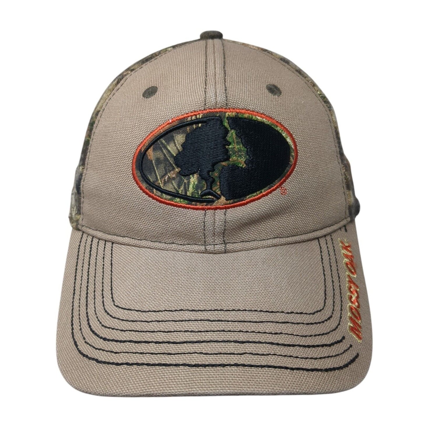 Mossy Oak Fitted Hat Camo S/M Stretch Signatures Outdoor Hunting
