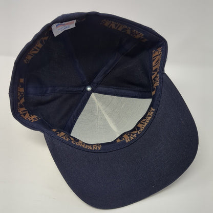 Fog Fitted Hat Blue XL Embroidered Solid 6 Panel Levine Hat Company