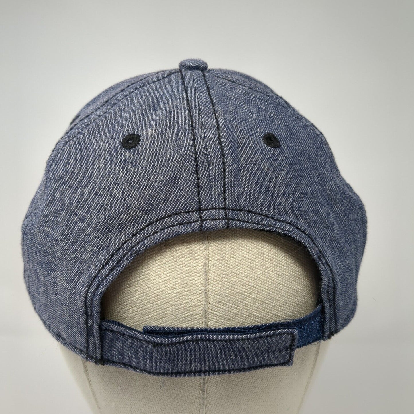 Laughlin Nevada Strapback Hat Blue One Size Adjustable Embroidered