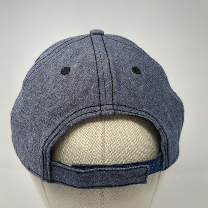 Laughlin Nevada Strapback Hat Blue One Size Adjustable Embroidered