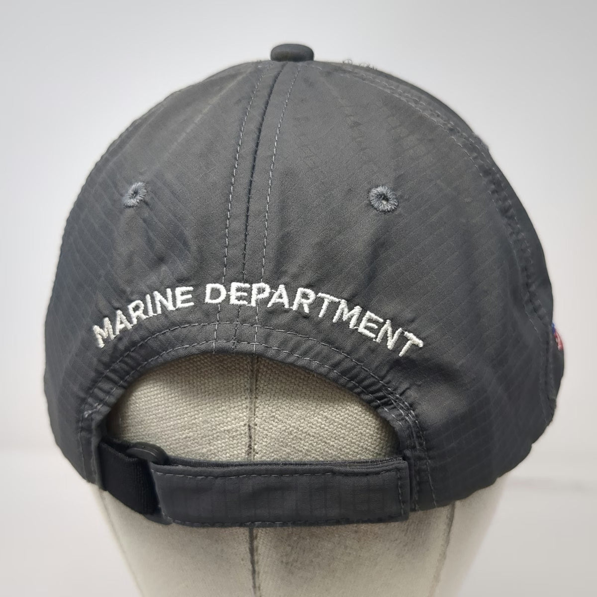 Cap America Tropic Oil Company Mobil Gray One Size Baseball Cap Slideback Hat