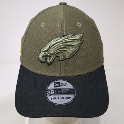 New Era Philadelphia Eagles NFL Hat Green M Salute To Service Camo 39THIRTY