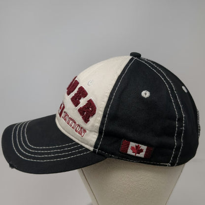 Canadian Original Baseball Cap Black One Size Jasper Canada Flag Chenille Hat