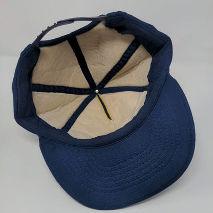 Polaris Indy Snapback Hat Blue OSFA Adjustable Lightweight 6 Panel Rope