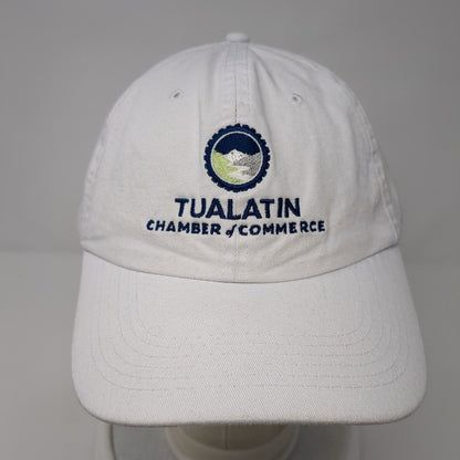 Tualatin Chamber of Commerce Slideback Hat White One Size Adjustable Apollo USA