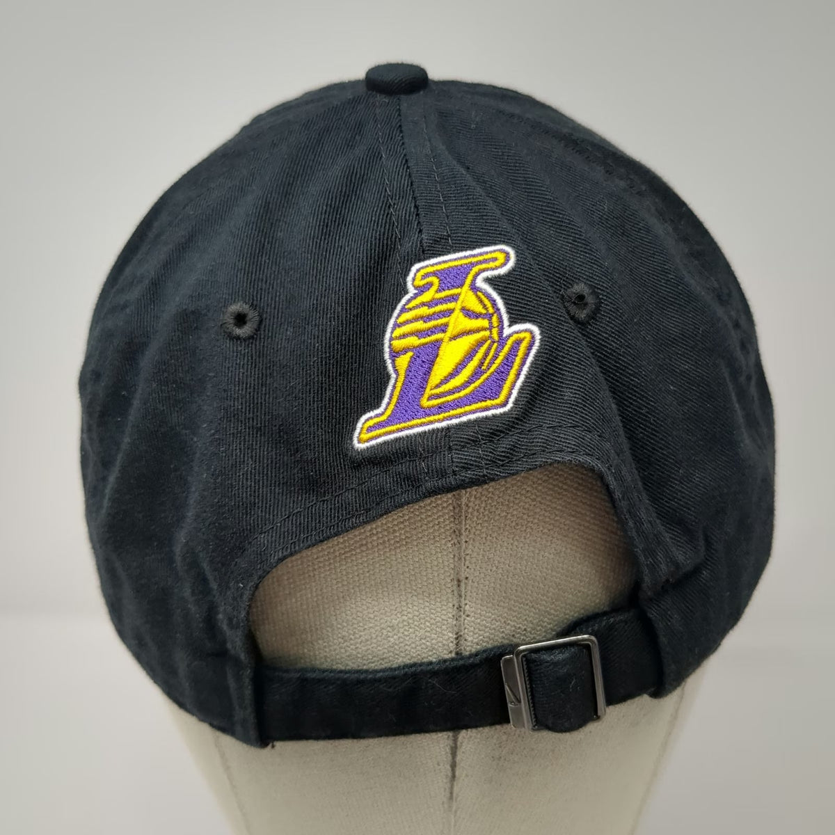 Nike Los Angeles Lakers NBA Black Purple Yellow One Size Heritage86 Logo Cap Hat