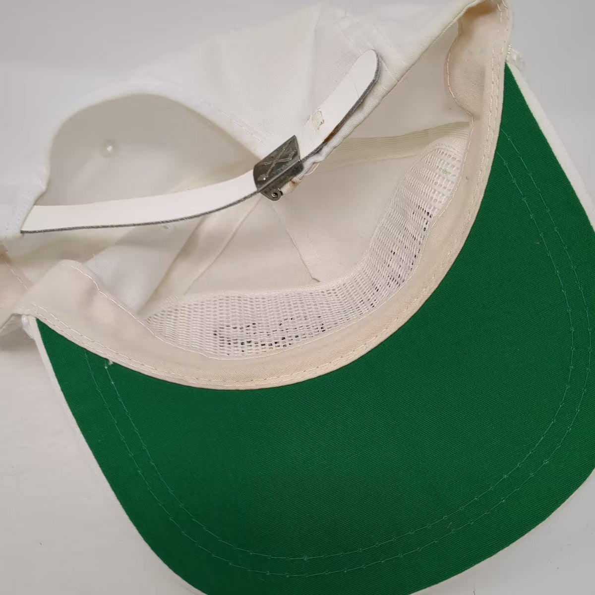 K-Products Farmers Mutual Hail Insurance Company Iowa Trucker White OSFA Vintage