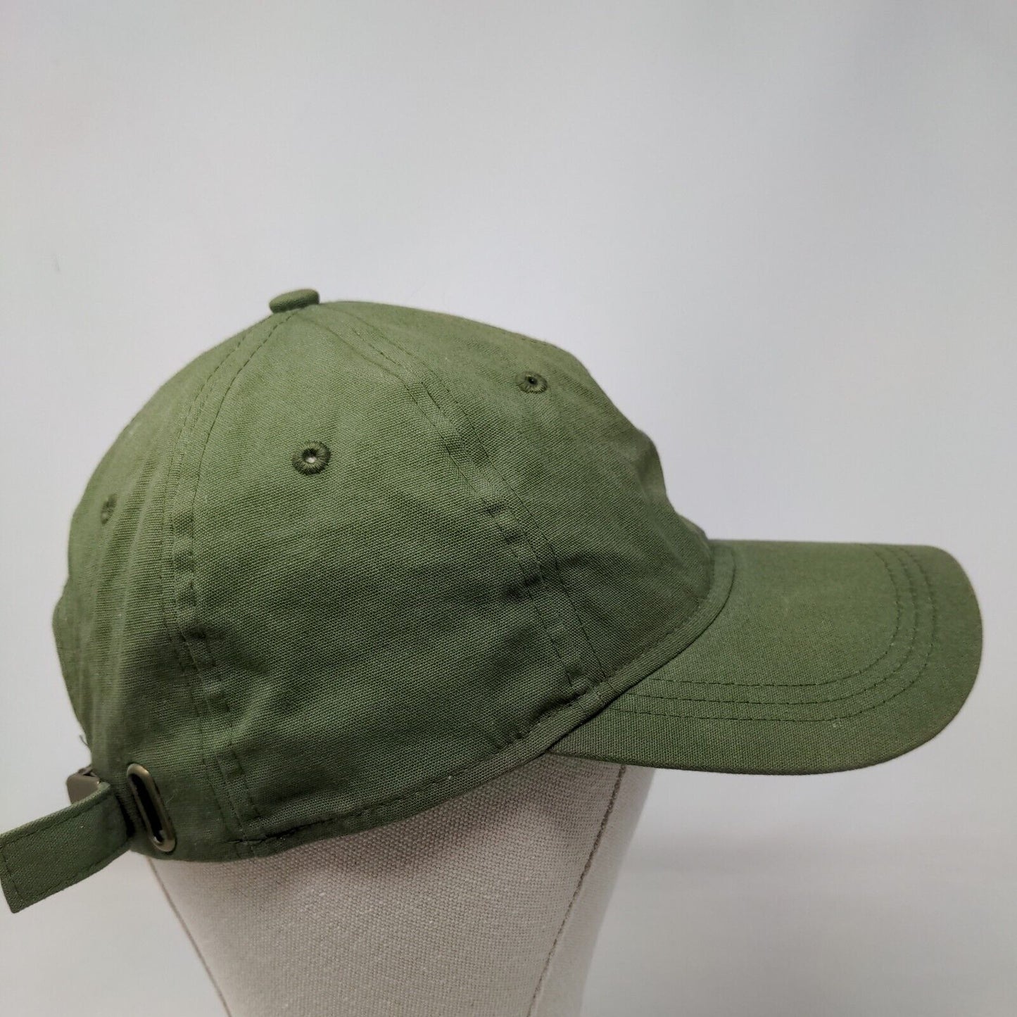 Universal Thread Slideback Hat Green One Size Adjustable 6 Panel Blank