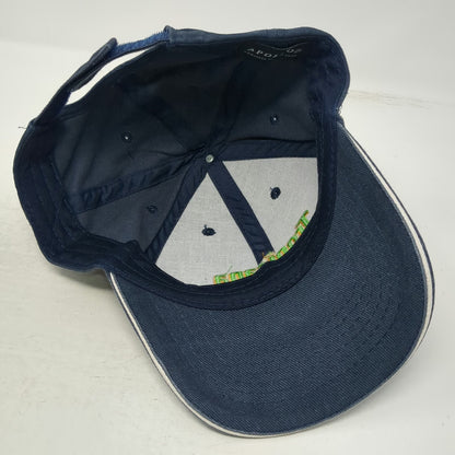 Apollo Tropicana Baseball Cap Blue One Size Embroidered Logo Strapback