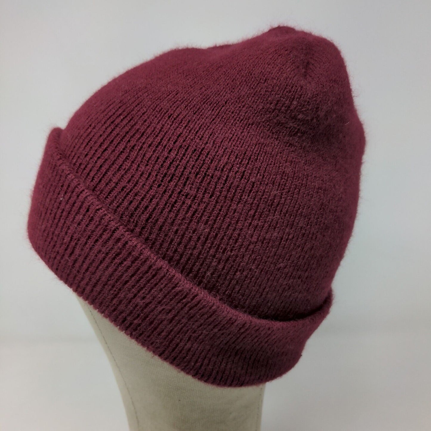 Unbranded Men's Knit Beanie Ski Cap Hat Red Embroidered D Warriors Logo
