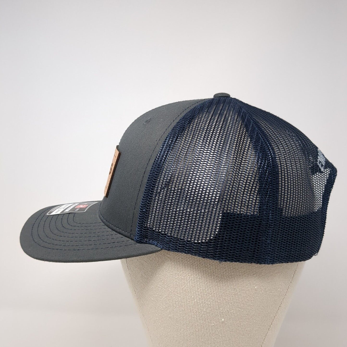 Tates Rents Employee Owned Snapback Trucker Hat Gray OS Mesh Back Richardson
