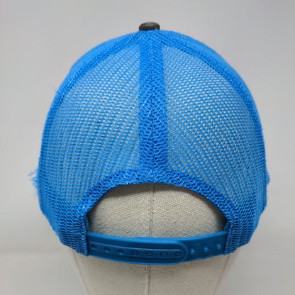 Hit Wear Snapback Mesh Back Trucker Hat Multi OSFA Embroidered Colorblock