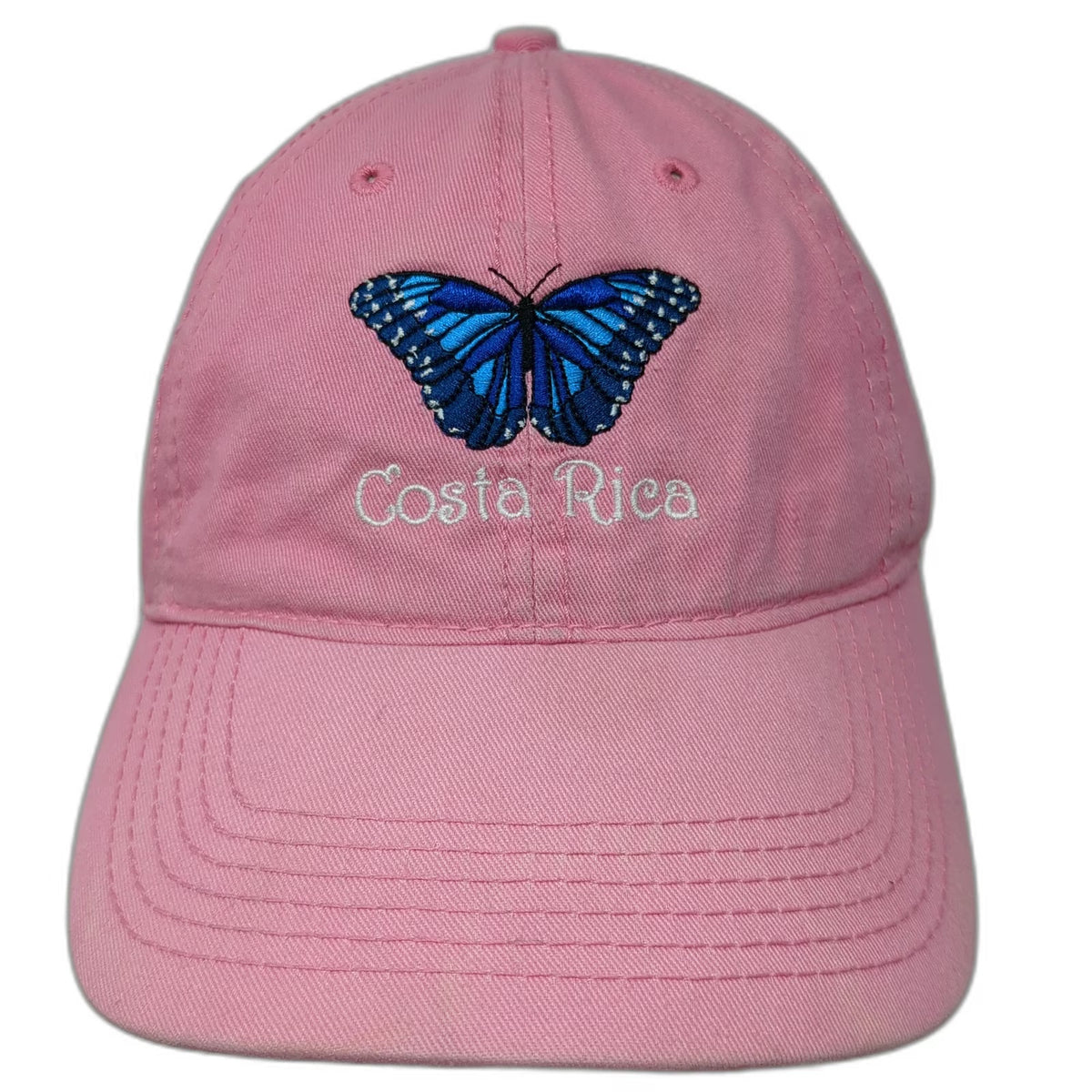 Arte & Metal S.A. Pink Costa Rica Butterfly Hat One Size Baseball Cap Pura Vida