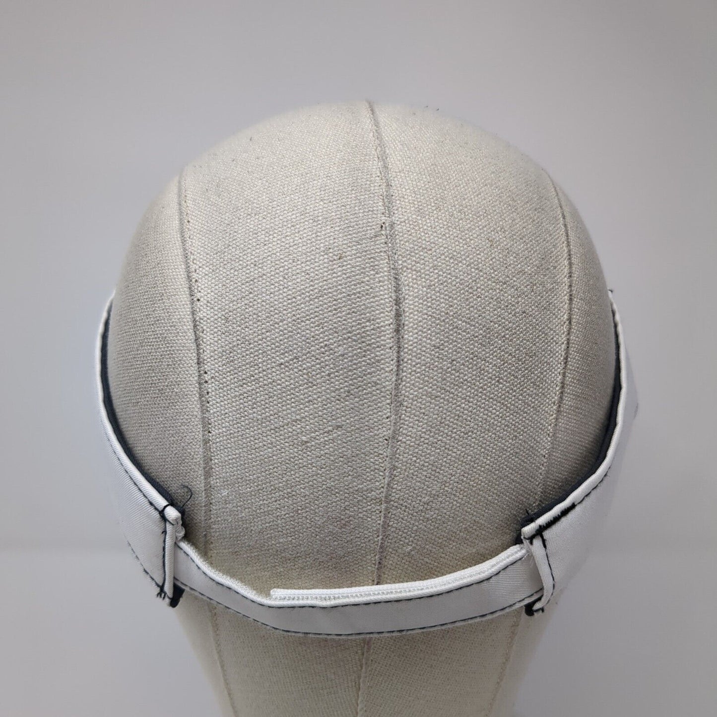 Hydrostat Strapback Sun Visor Hat White One Size Nike Swoosh Dri-Fit