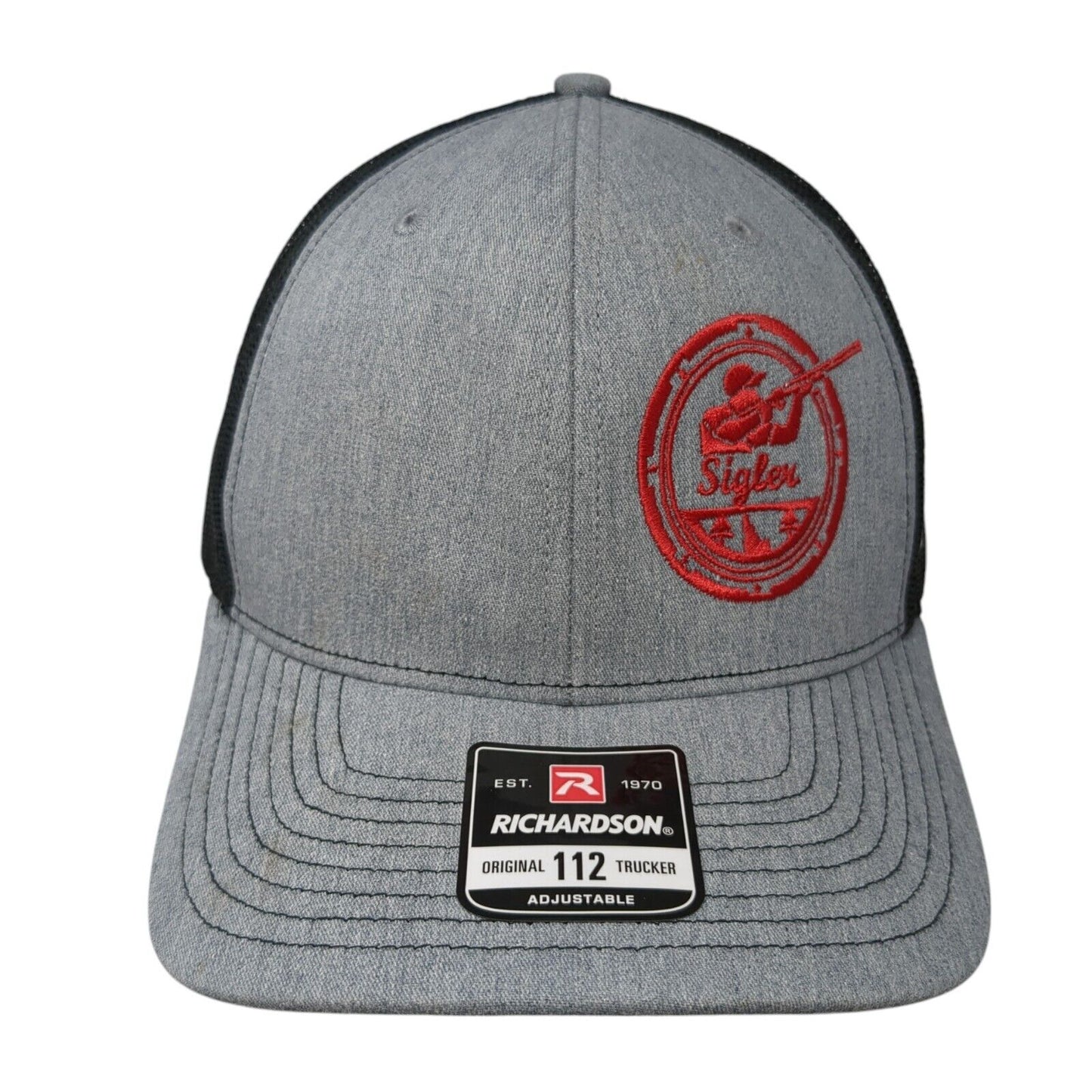 Sigler Snapback Mesh Back Trucker Hat Gray One Size Totaline Richardson