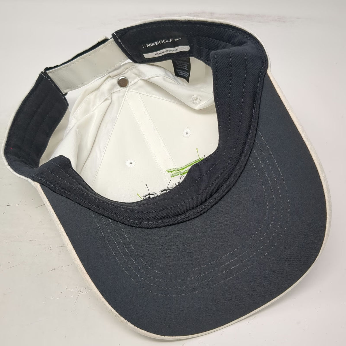 Nike Baseball Cap White One Size Grigg Golf Adjustable Strapback Athletic Hat
