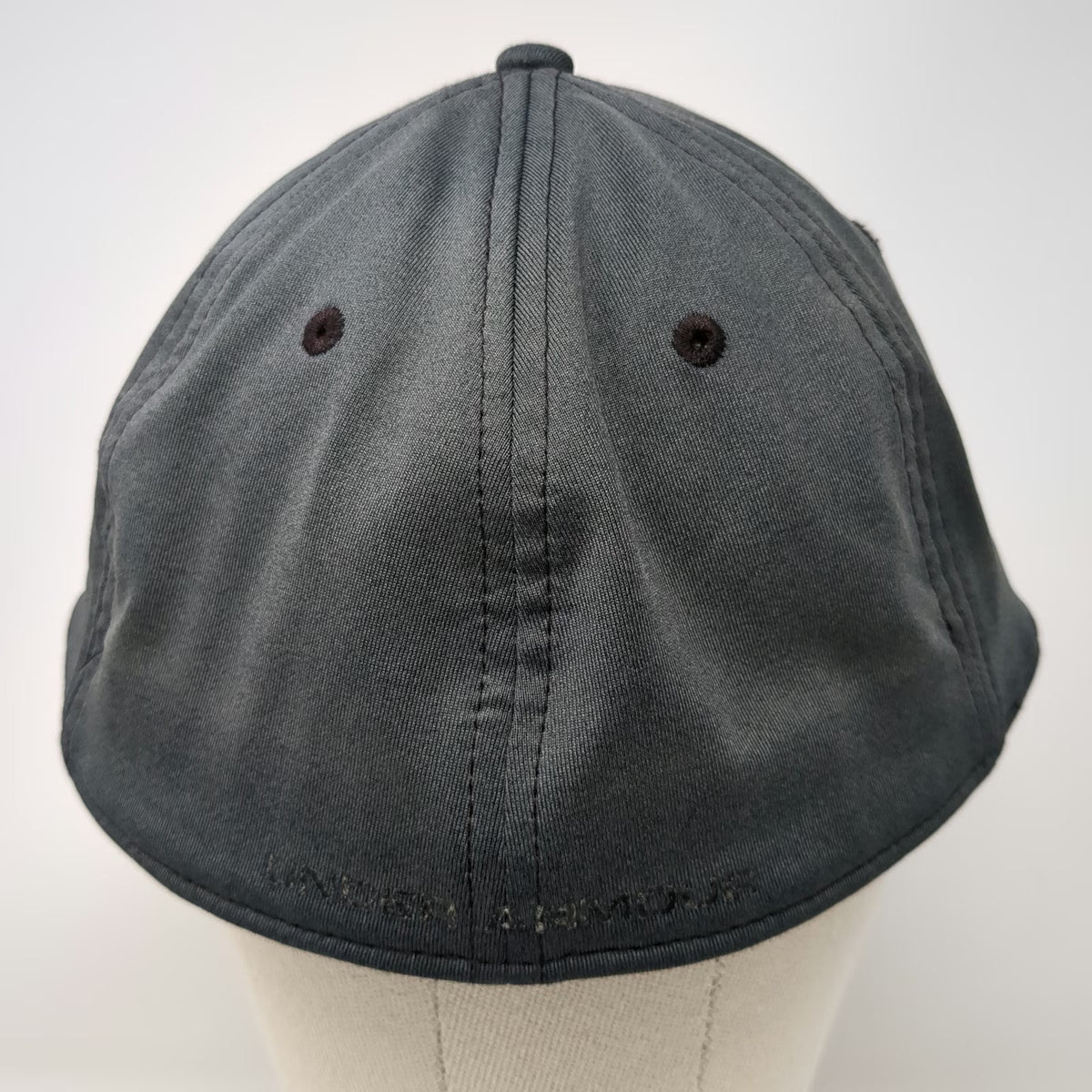 Under Armour Baseball Cap Gray XL Stretch Fit ISO-CHILL Logo Structured Hat