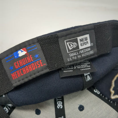 New Era New York Yankees MLB Baseball Cap Blue Red M 39THIRTY Side Patch Logo