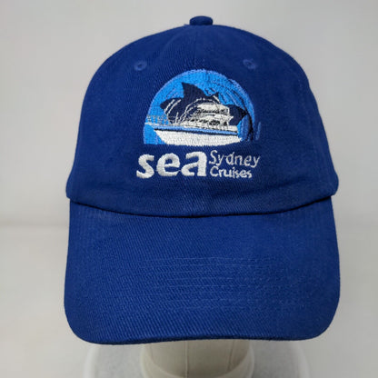 Sea Sydney Cruises Strapback Hat Blue One Size Adjustable Embroidered