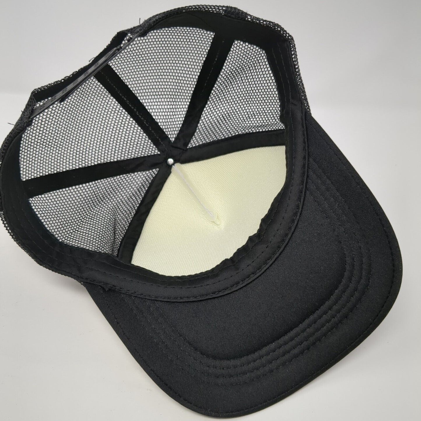 Hookin' Ain't Easy Snapback Trucker Hat Black One Size Mesh Back