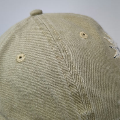Ouray Sportswear Sun Valley Sun Face Beige Baseball Cap One Size Hat Strapback