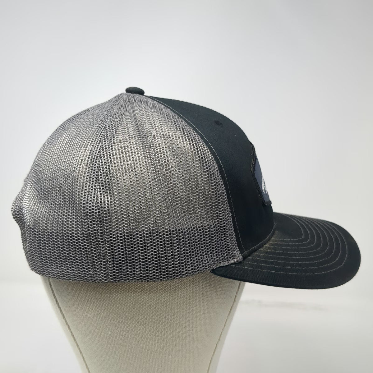 Richardson Trucker Hat Black One Size Snapback Mesh Bingham Ag Services Idaho