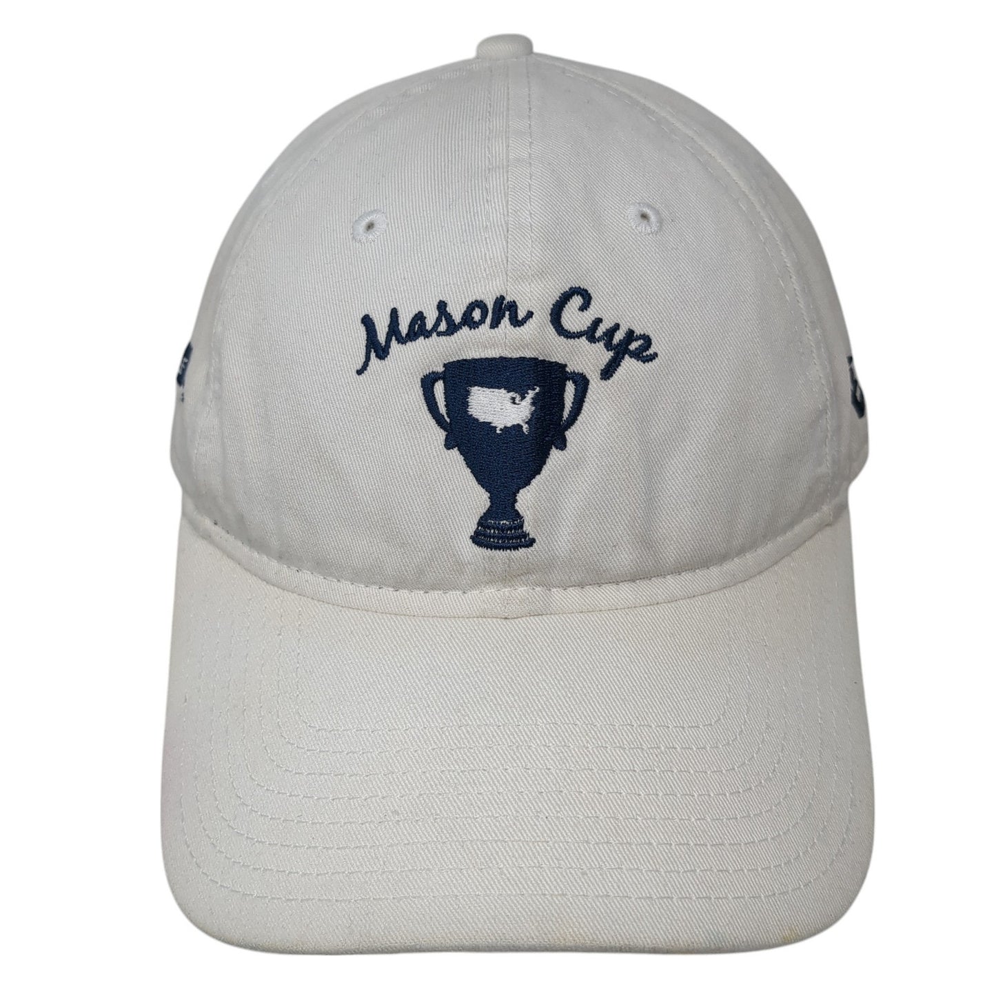Mason Cup Slideback Hat White One Size Adjustable New Era 9Twenty