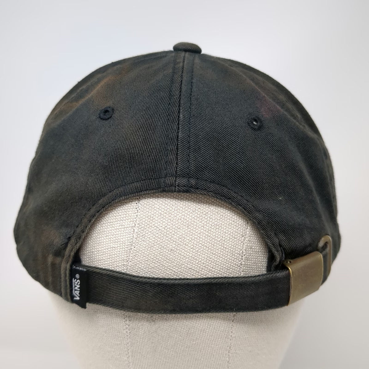 Vans Baseball Cap Black One Size Off The Wall Embroidered Hat Adjustable Skate