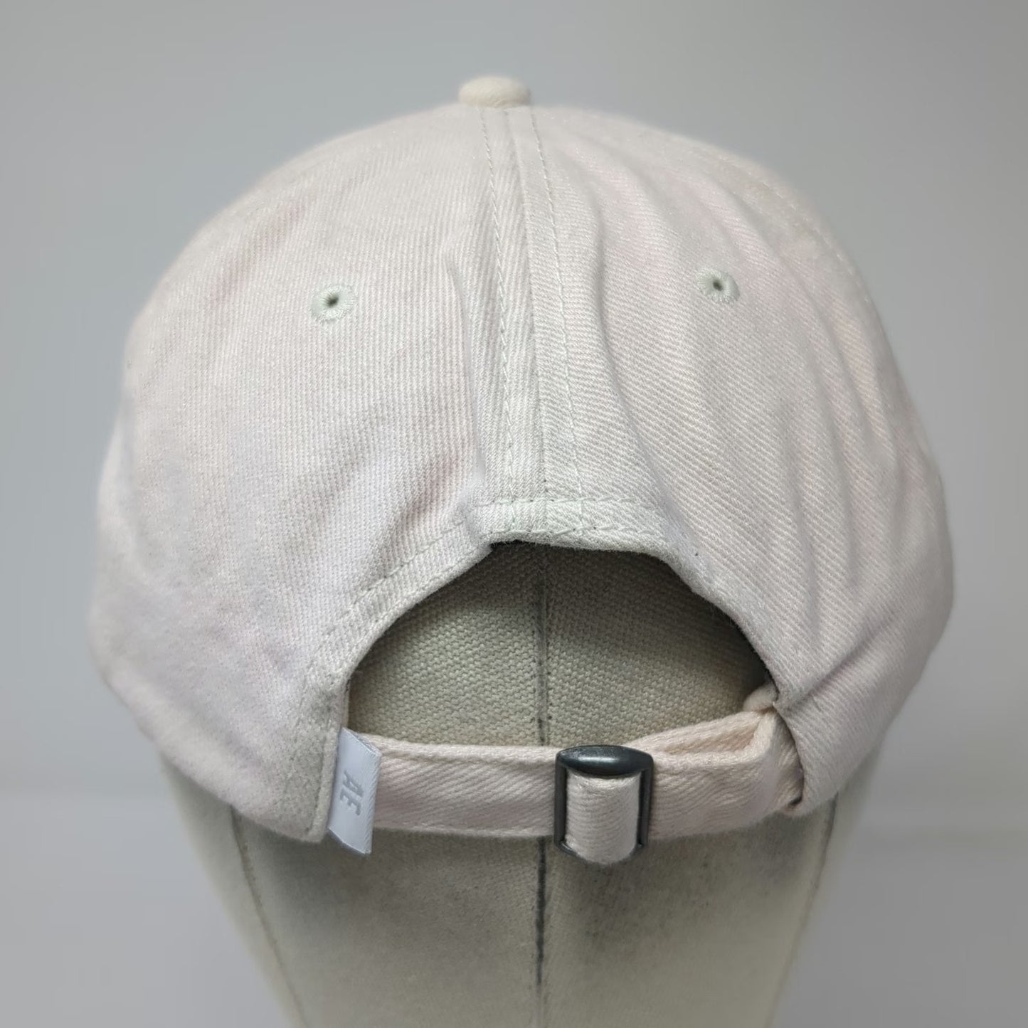 American Eagle Baseball Cap Beige One Size Embroidered Logo Twill Slideback Hat
