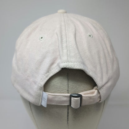American Eagle Baseball Cap Beige One Size Embroidered Logo Twill Slideback Hat