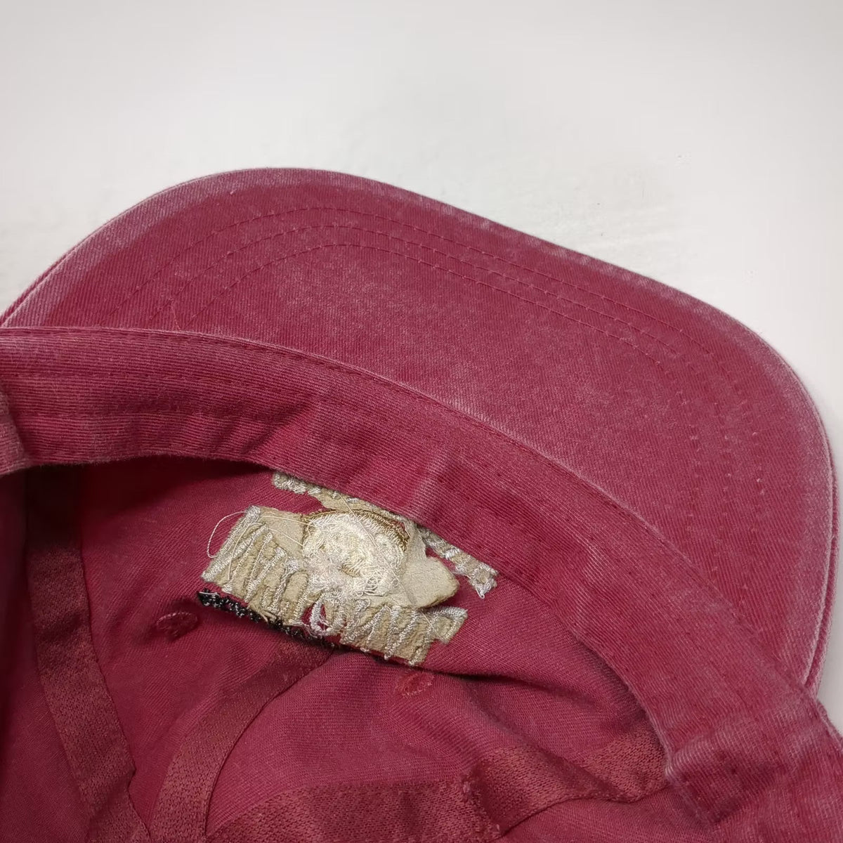 Lead Shot Red Baseball Cap OS NCAA 2001 National Champions Montana Hat Vintage