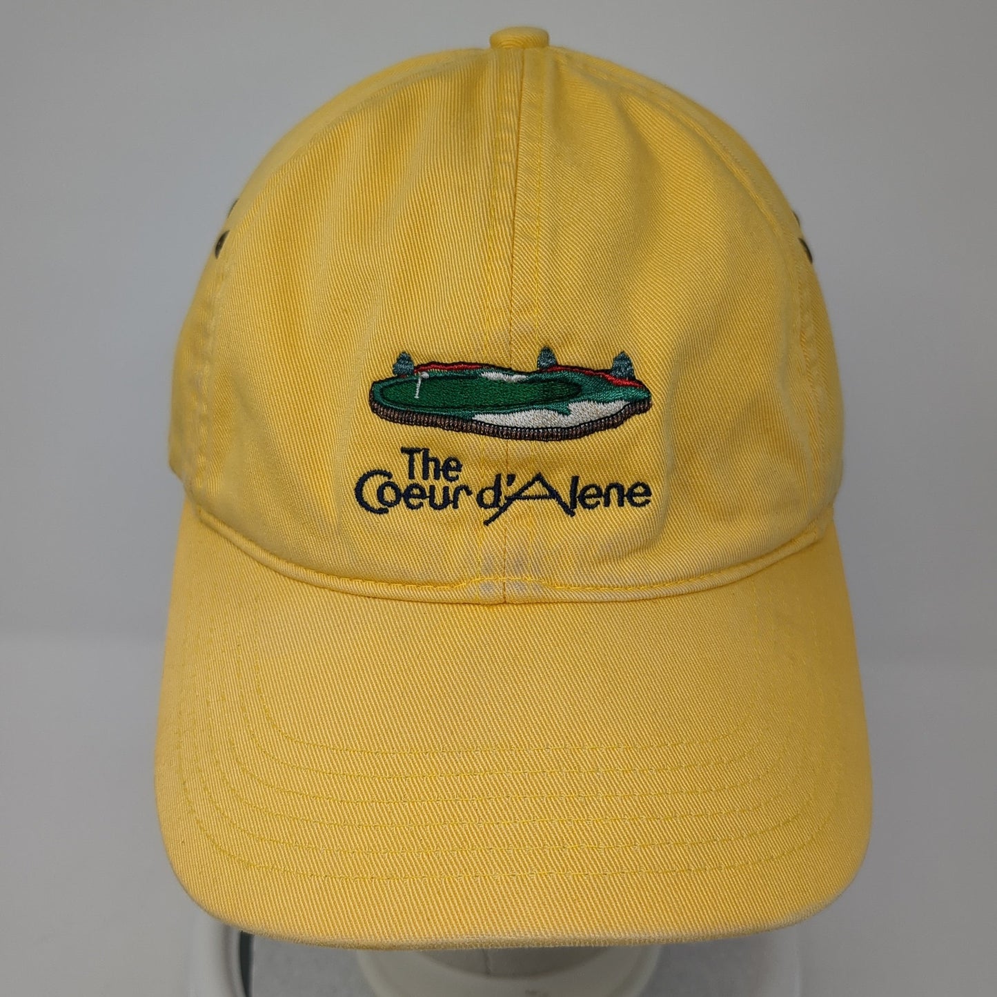The Coeur d'Alene Slideback Hat Yellow One Size Adjustable Richardson