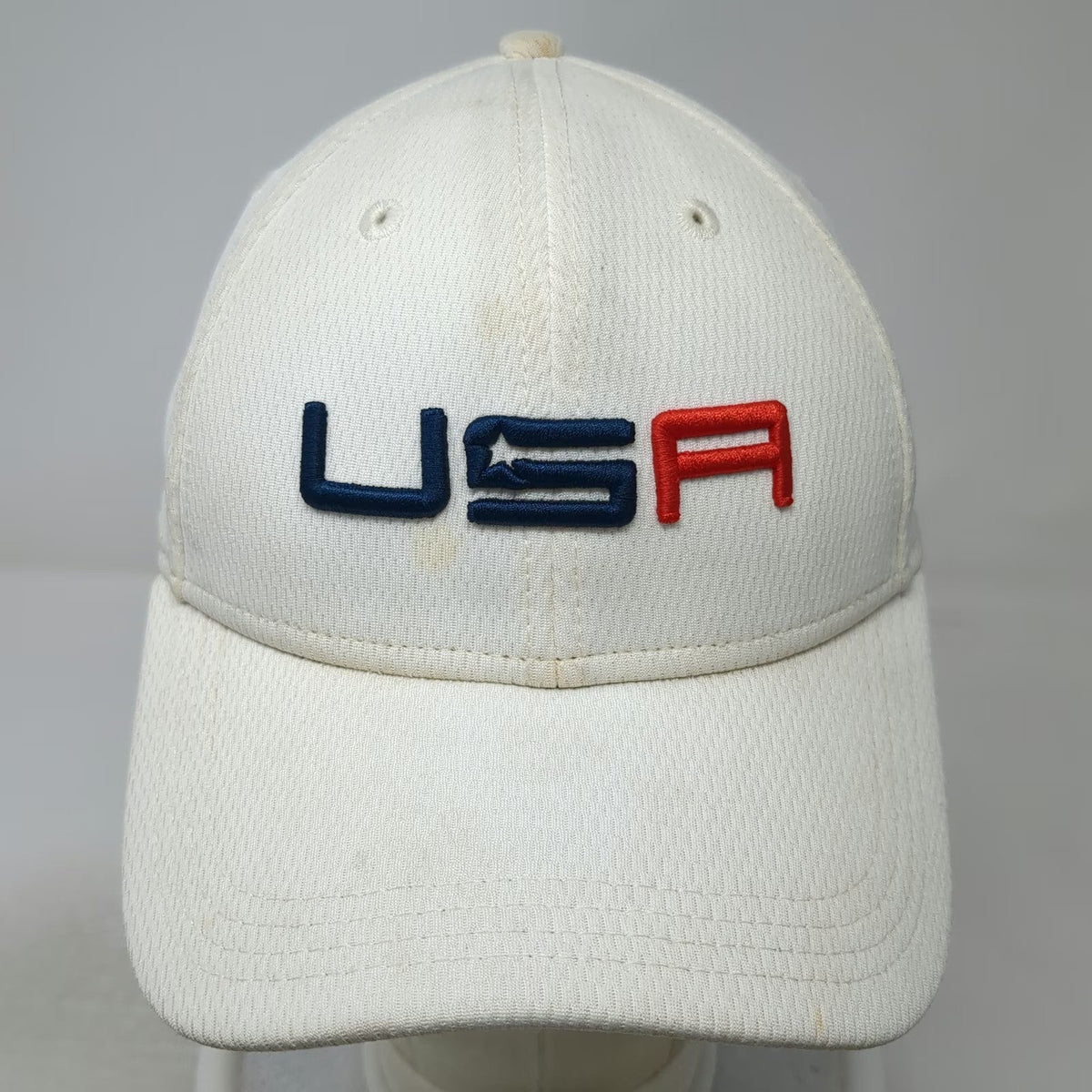 New Era Baseball Cap White One Size Ryder Cup 2020 USA Golf Slideback Hat