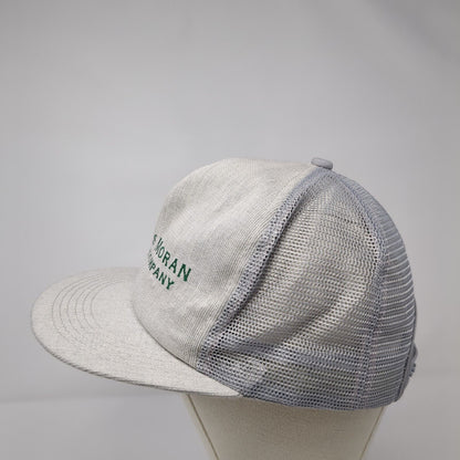 Harris Moran Seed Company Snapback Trucker Hat Gray OSFA Mesh Back
