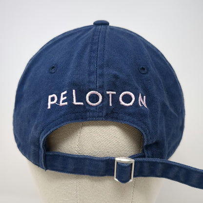 Captiv8 Peloton Blue One Size Baseball Cap Slideback Distressed Cotton Logo Hat
