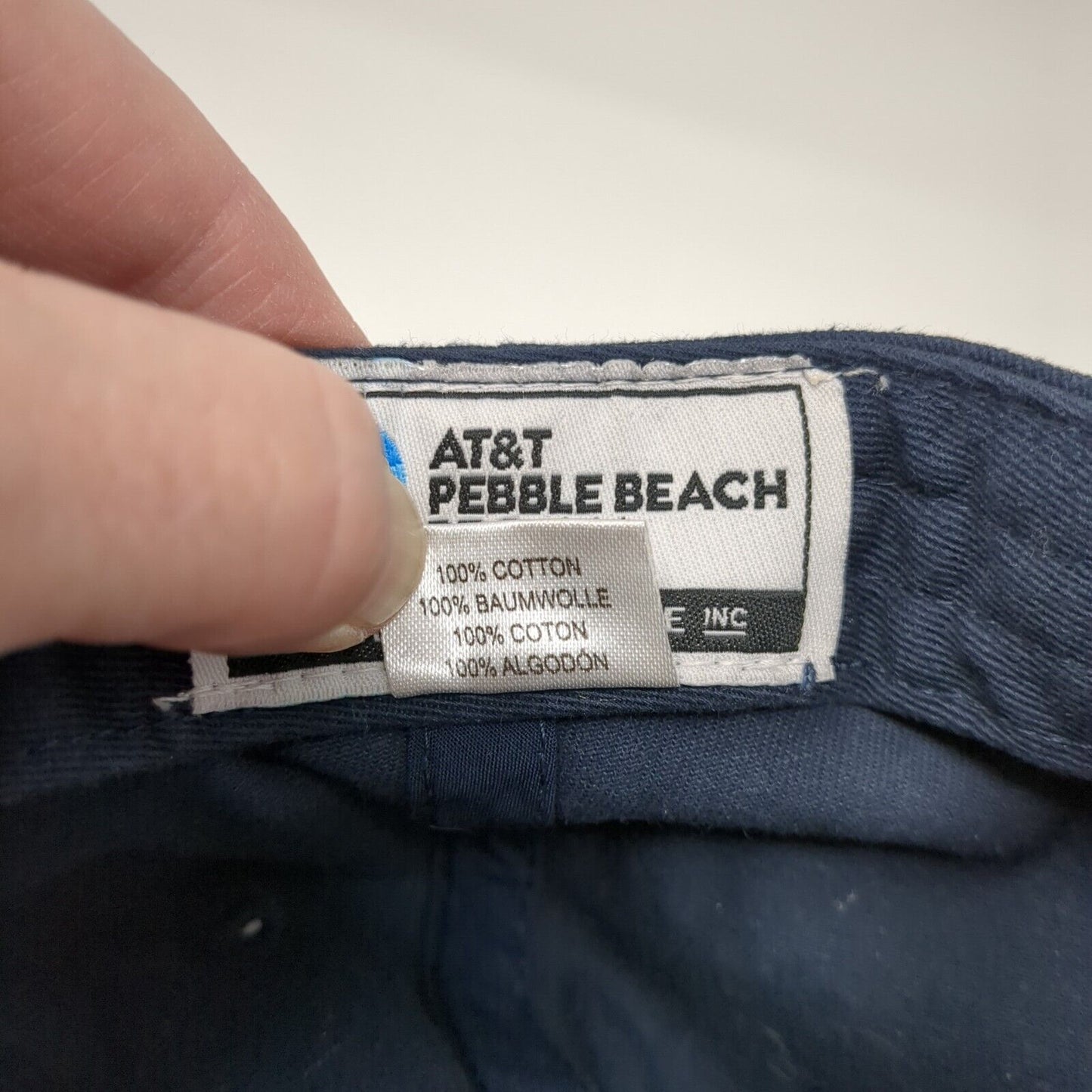 AT&T Pebble Beach Pro-Am Slideback Hat Blue One Size American Needle