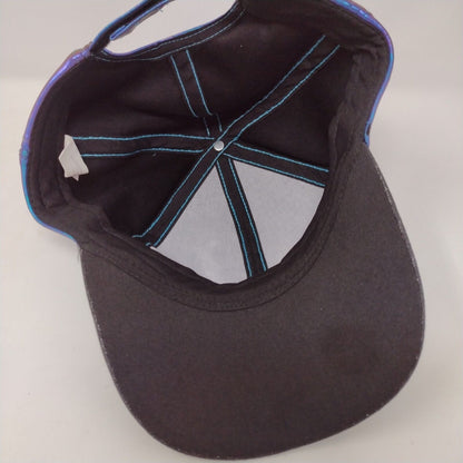 Justice Strapback Hat Multi One Size Adjustable Metallic Colorblock