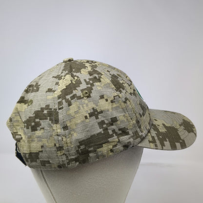 Scotts Baseball Cap Beige One Size Digital Camo Garden Lawn Care Logo Work Hat