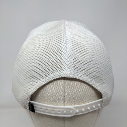 Reel Life Snapback Mesh Back Trucker Hat Blue OSFM Colorblock