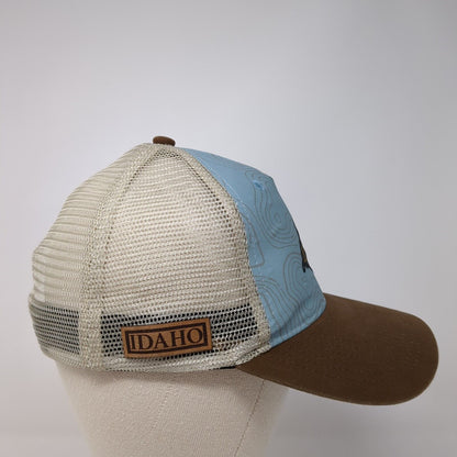Idaho Snapback Mesh Back Trucker Hat Multi One Size Adjustable Locale