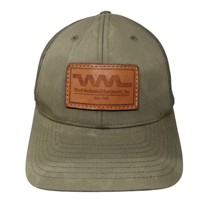 Ward Mechanical Equipment Snapback Mesh Back Trucker Hat Green One Size